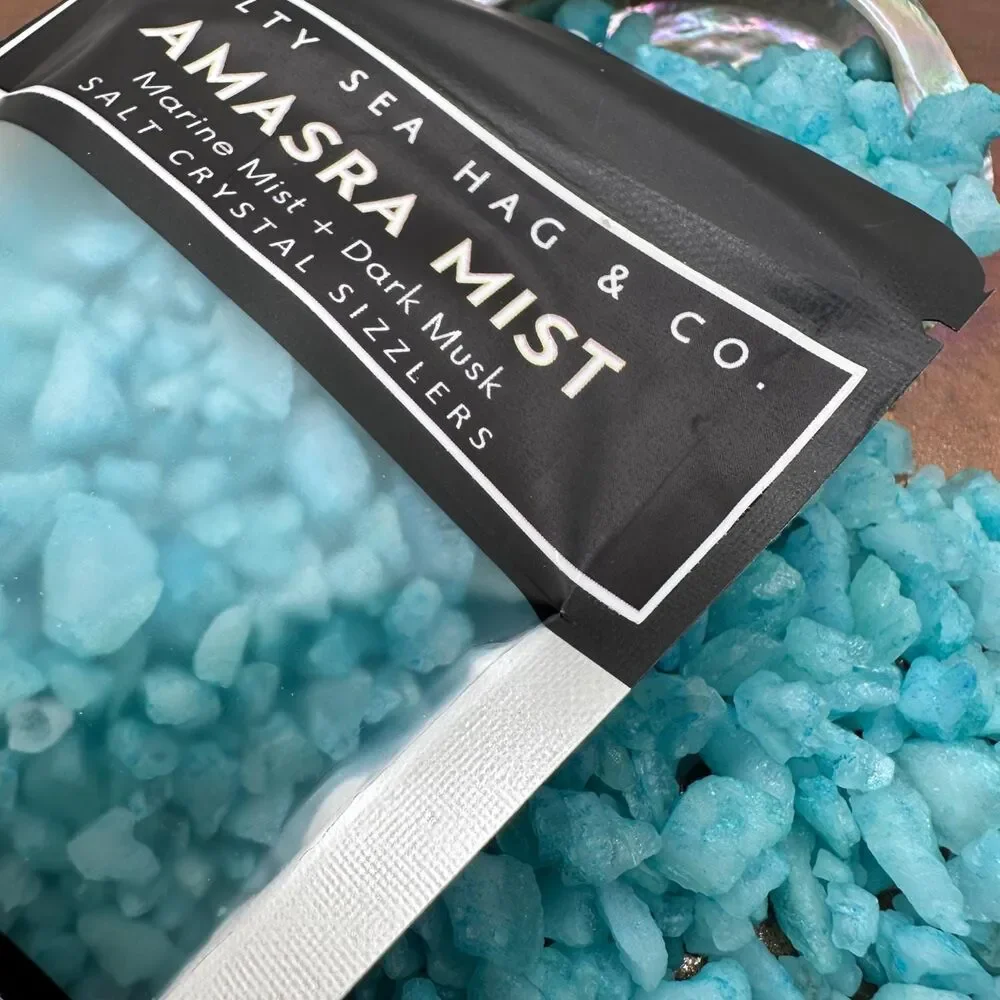 Amasra Mist Salt Crystal Sizzlers - Marine Mist + Dark Musk Scent